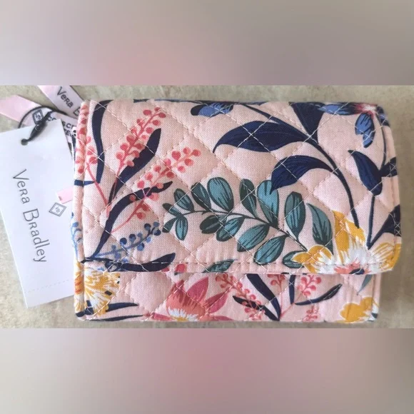 Vera Bradley Paradise Compact Wallet - Picture 3 of 10